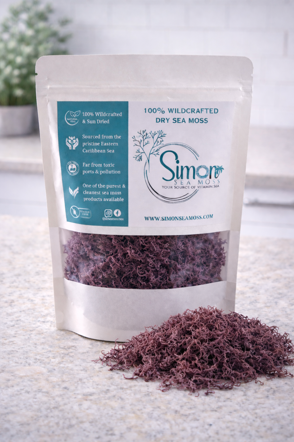 Purple - Dry Sea Moss 4oz